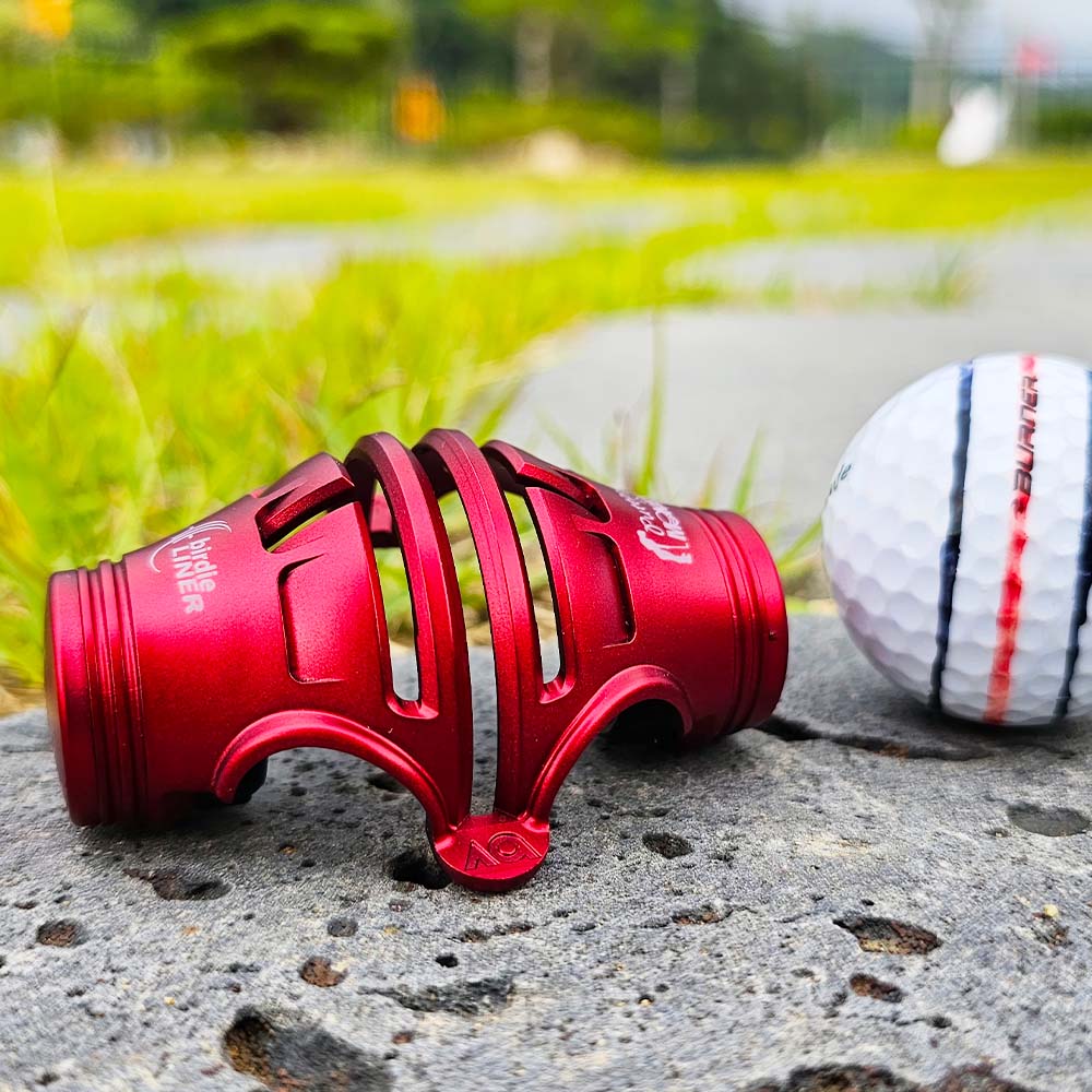 버디라이너 버건디에디션 360도 볼라인 볼라이너 골프공 마킹 선물세트 빨간색 빨강 레드