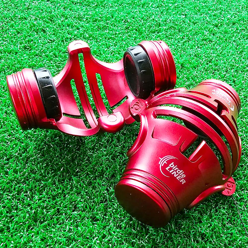 버디라이너 버건디에디션 360도 볼라인 볼라이너 골프공 마킹 선물세트 빨간색 빨강 레드